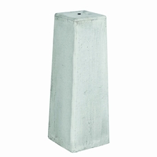 Betonpoer taps-toelopend grijs H50cm