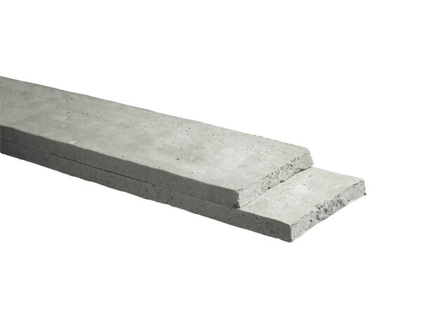 Onderplaat beton 2 zijden glad 184cm Lichtgrijs