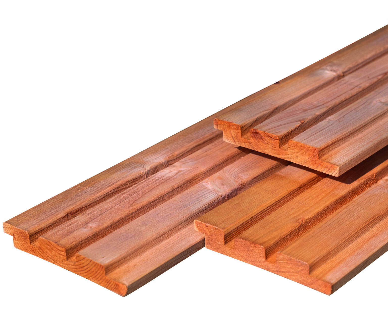 Triple profiel Red Class Wood 2,2x14,0x400cm Zwart en gekleurd hout