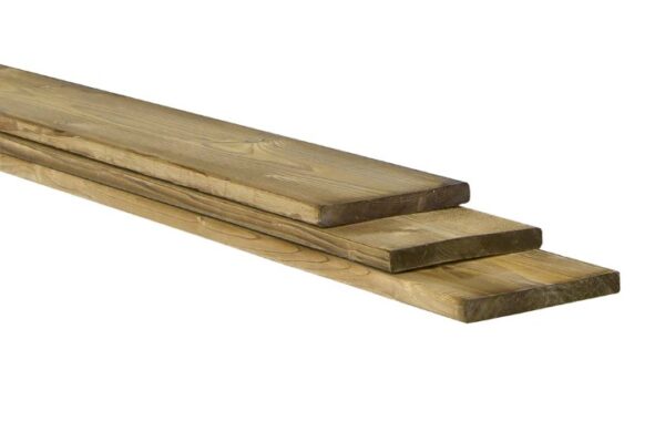 Plank 1,7x14x400cm Celfix geïmpregneerd