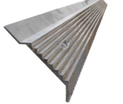 aluminium knelstrip 60 mm 2,50 meter