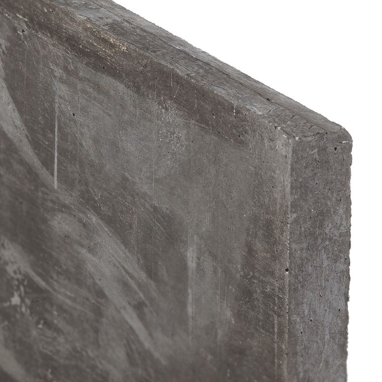 beton onderplaat antraciet 2 zijden glad 184cm