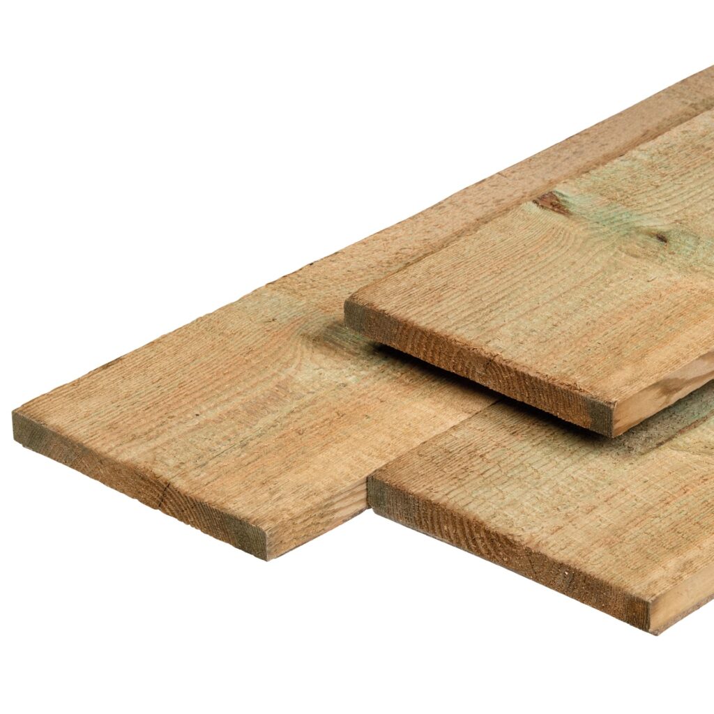geïmpregneerd grenen plank fijnbezaagd 20x200 mm 500 cm